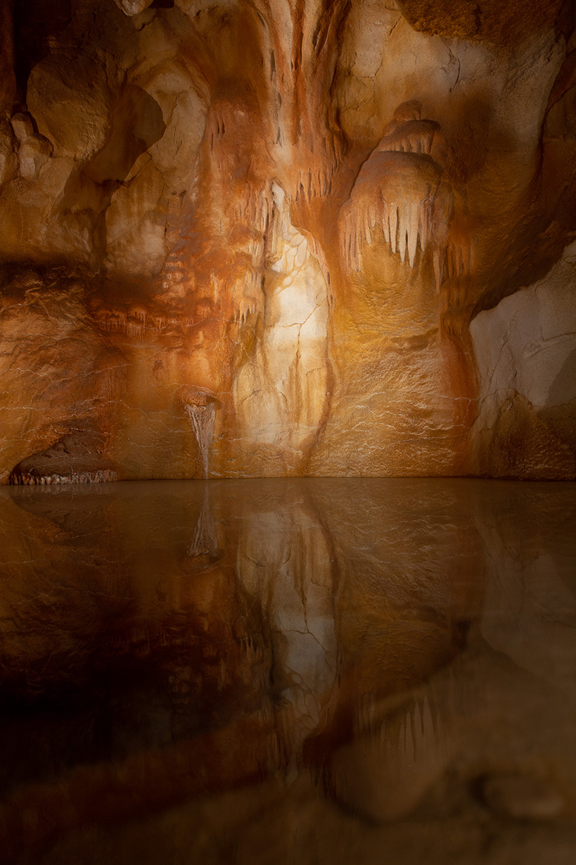 Vue intérieure de la grotte Cosquer